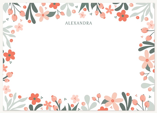 Cheerful Florals Stationery