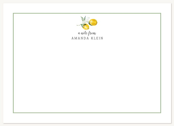 Lemon Grove Stationery