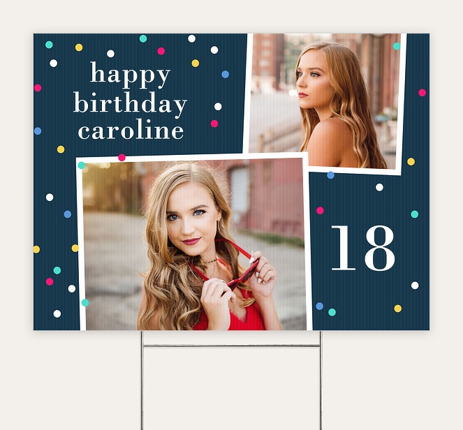 Creative Confetti Custom Yard Signs