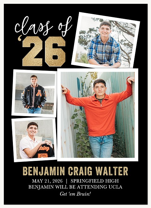 Varsity Snapshots Graduation Announcements