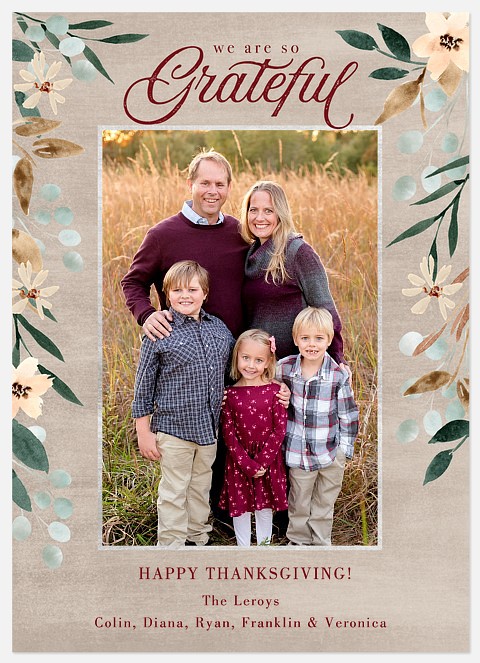 So Grateful Thanksgiving Cards