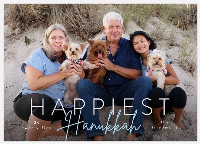 Scripted Hanukkah Hanukkah Photo Cards