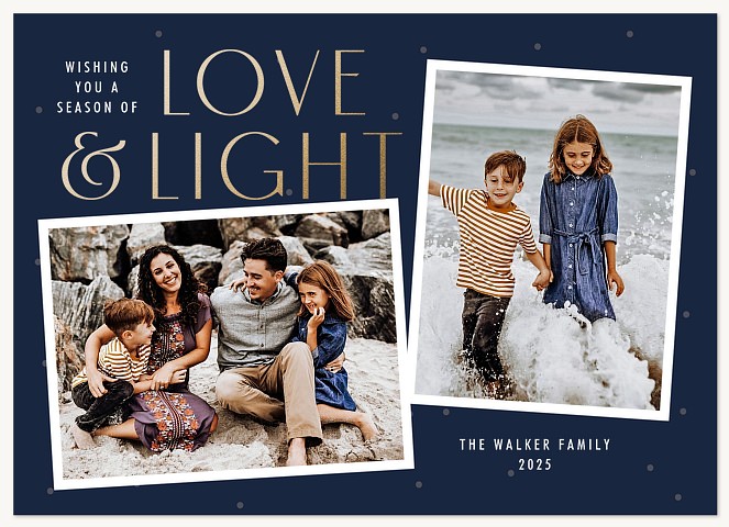 Love & Light Hanukkah Cards