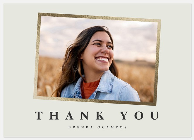 Classic Thanks Thank You Cards 