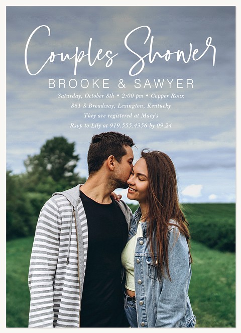 Simply Stated Bridal Shower Invitations