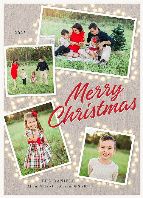 Twinkle and Timber Personalized Holiday Cards