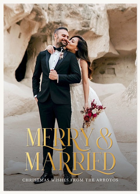 Sophisticated Personalized Holiday Cards