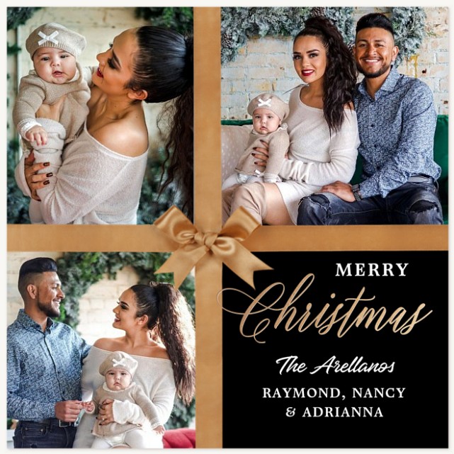 Square Gift Personalized Holiday Cards