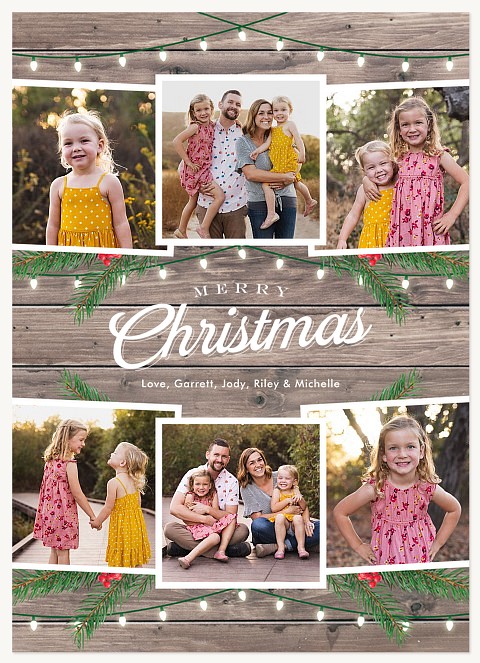 Country Christmas Personalized Holiday Cards
