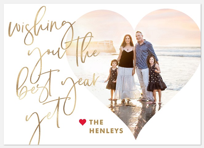 Best Wishes Holiday Photo Cards
