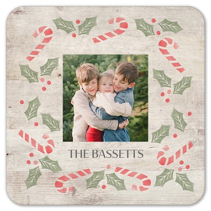 Rustic Pattern Custom Coasters