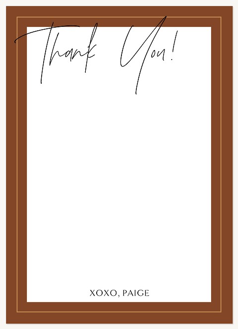 Traditional Frame Thank You Cards 