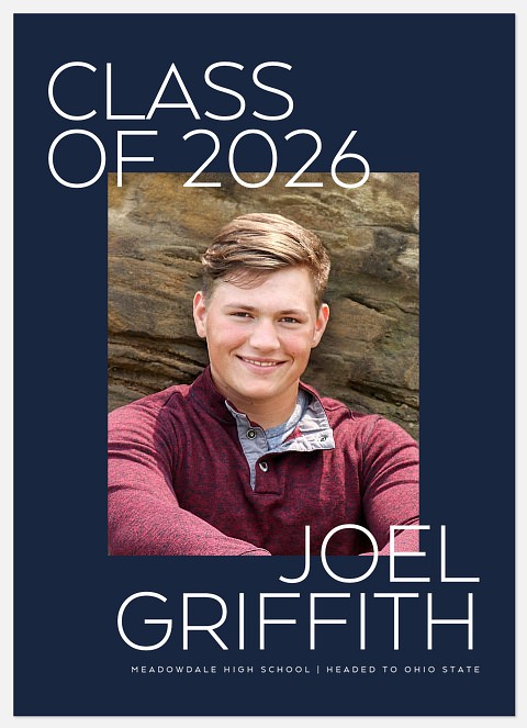 Big Type Graduation Cards