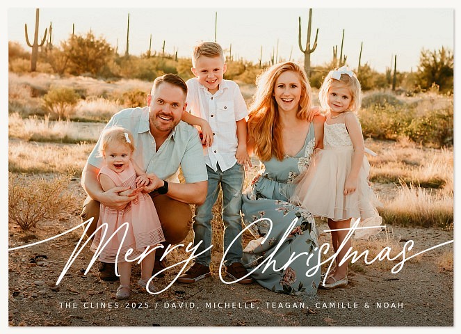 Sweetly Written Personalized Holiday Cards