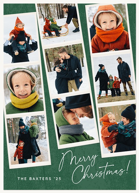 Film Strips Personalized Holiday Cards
