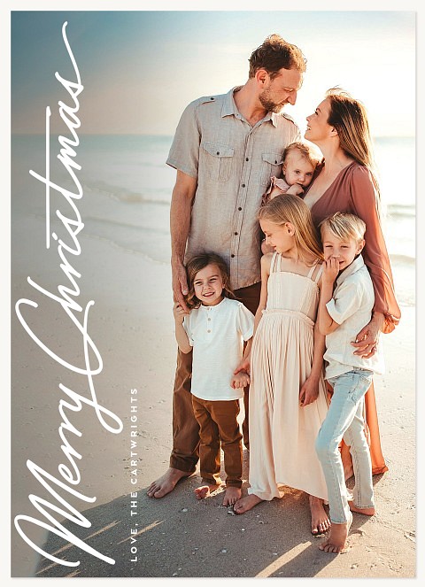 Modernist Personalized Holiday Cards