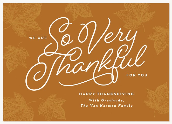 Very Thankful Thanksgiving Cards