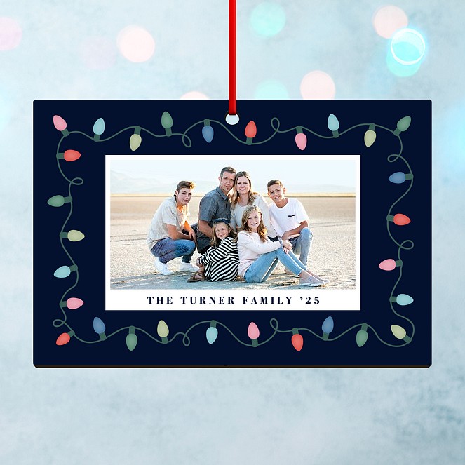 Holiday Glow Personalized Ornaments