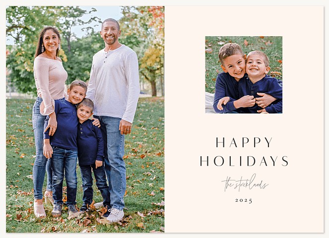 Mini Holiday Personalized Holiday Cards