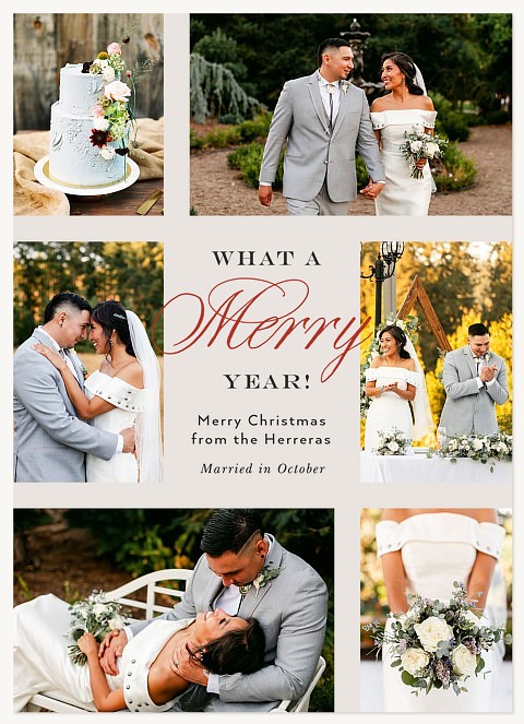 Our Merry Year Personalized Holiday Cards