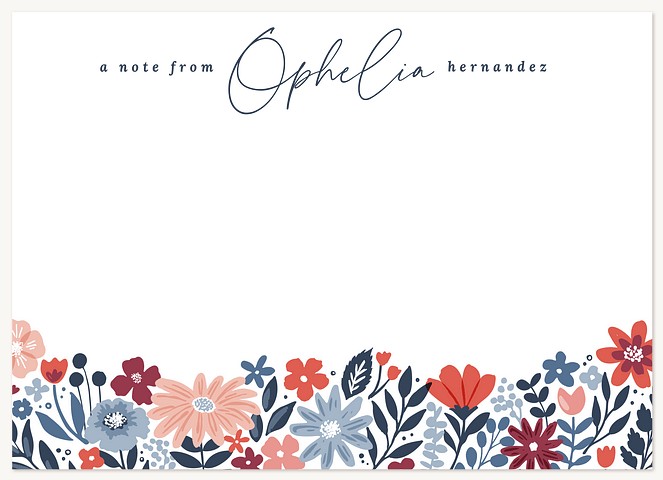 Folk Florals Stationery