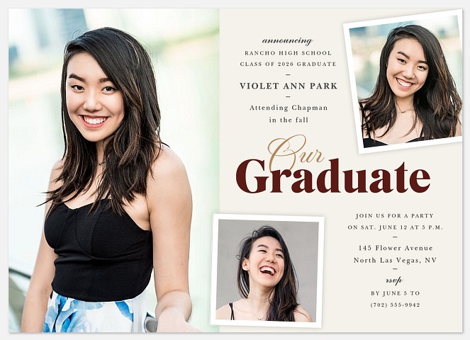 Stately Graduate Graduation Cards