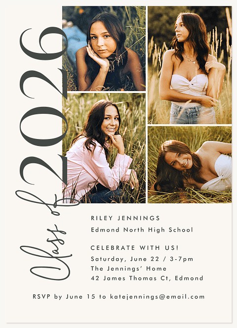 Contemporary Charm Graduation Cards