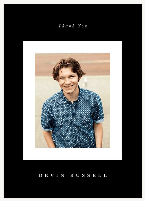 Sophisticated Frame Thank You Cards 