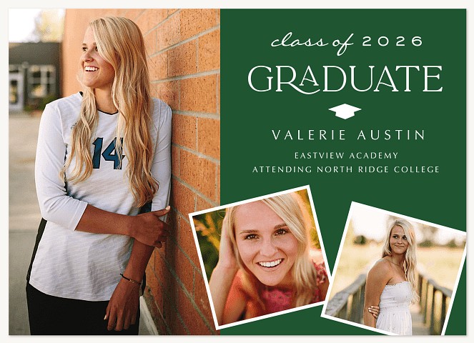 Minimalist Collage Graduation Cards