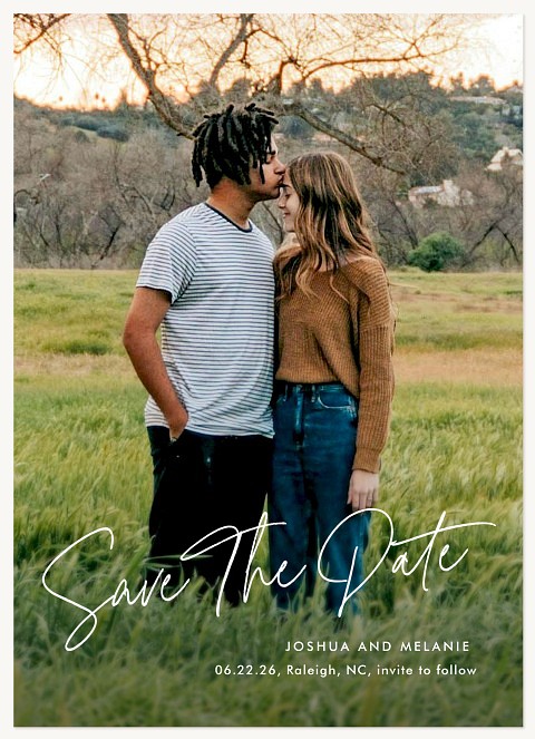 Signature Script Save the Date Cards