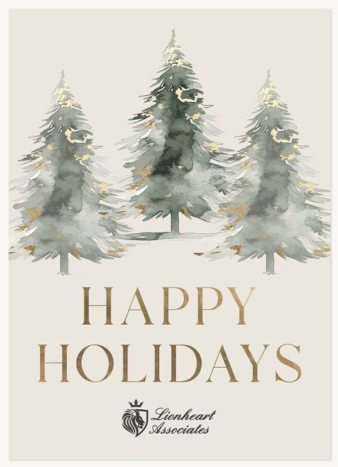 Serene Scene Business Holiday Cards