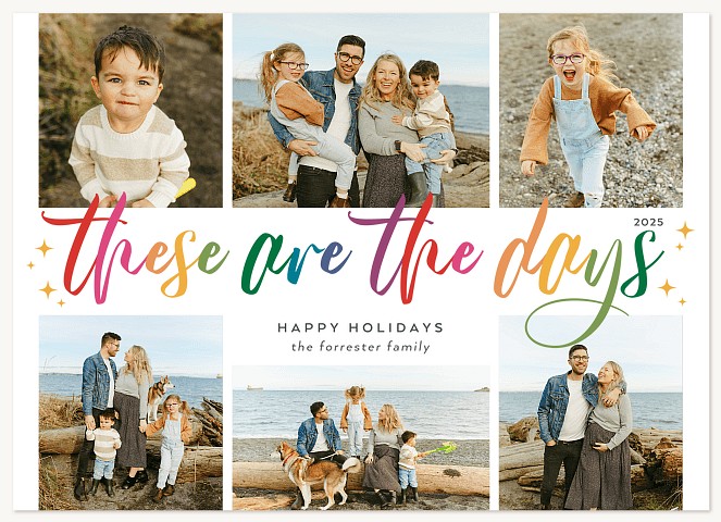 These Days Personalized Holiday Cards