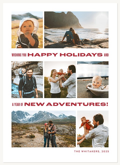 New Adventures Personalized Holiday Cards