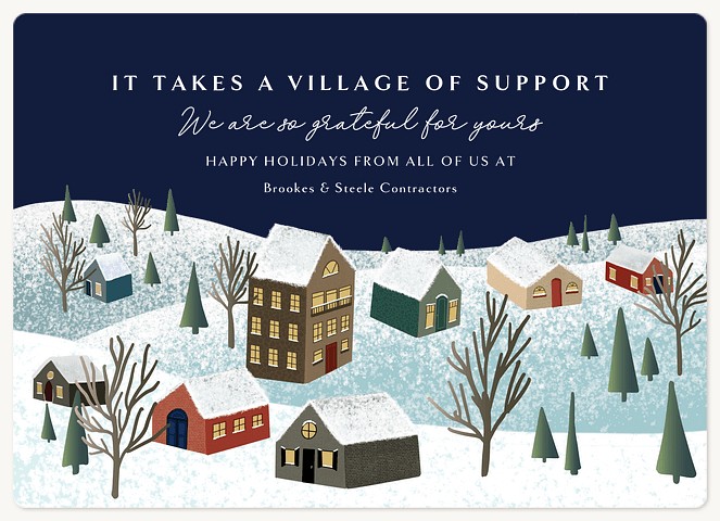 Takes A Village Holiday & Christmas Magnet Cards