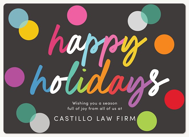 Colorful Fun Holiday & Christmas Magnet Cards