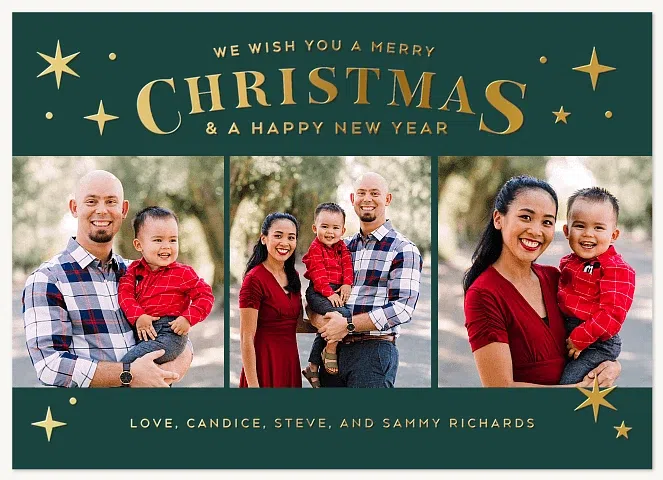 Sparkle Season Personalized Holiday Cards