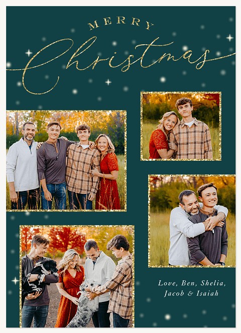 Glitter Gallery Personalized Holiday Cards