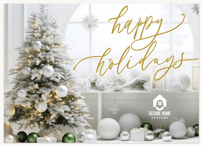 Holiday Tree Business Holiday Cards