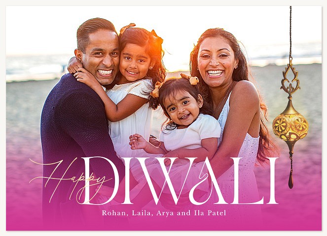 Petal Glow Diwali Holiday Cards