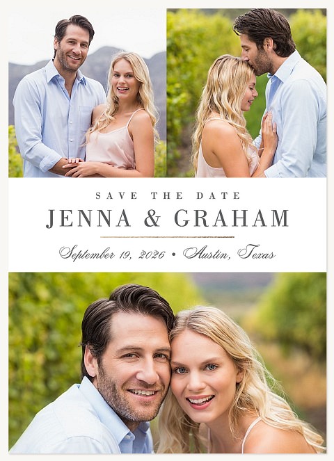 Classically Elegant Save the Date Cards