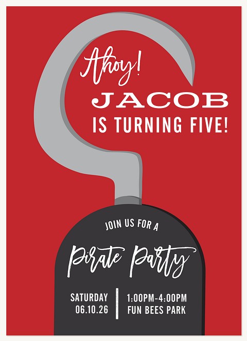 Ahoy! Kids Birthday Invitations