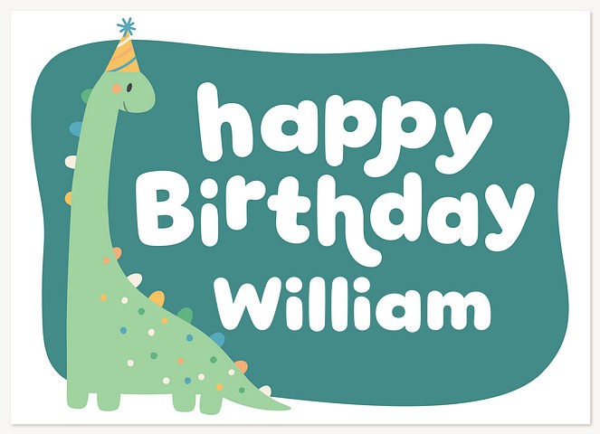 Party Dino Greeting Cards