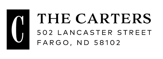 Reverse Initial | Custom Rubber Stamps