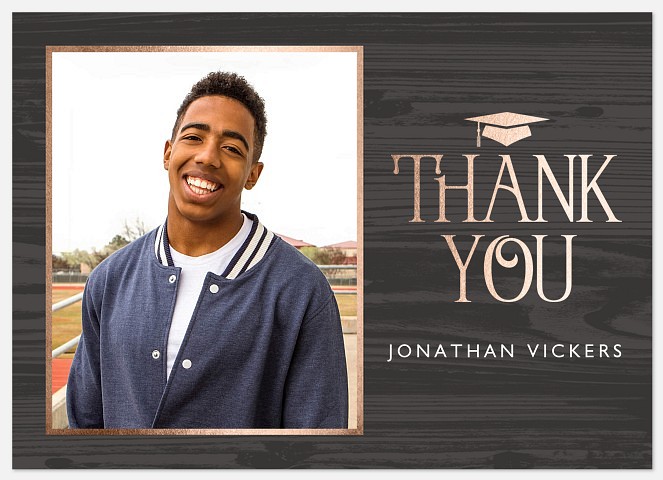 Rustic Glamour Thank You Cards 