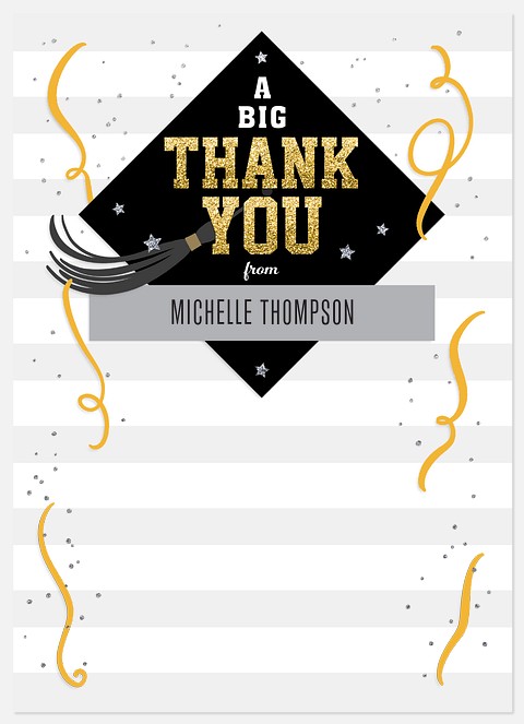 Joyful Cap Thank You Cards 