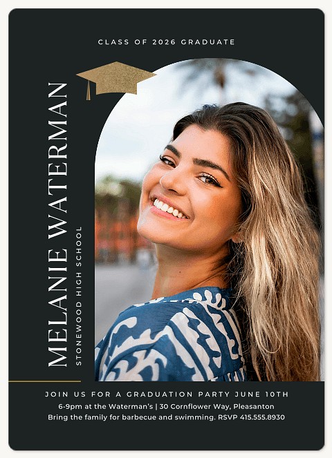 Arch & Cap Graduation Cards
