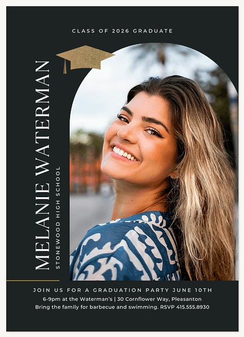Arch & Cap Graduation Cards