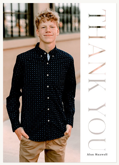 Modern Bar Thank You Cards 