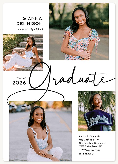  Inked Graduation Cards