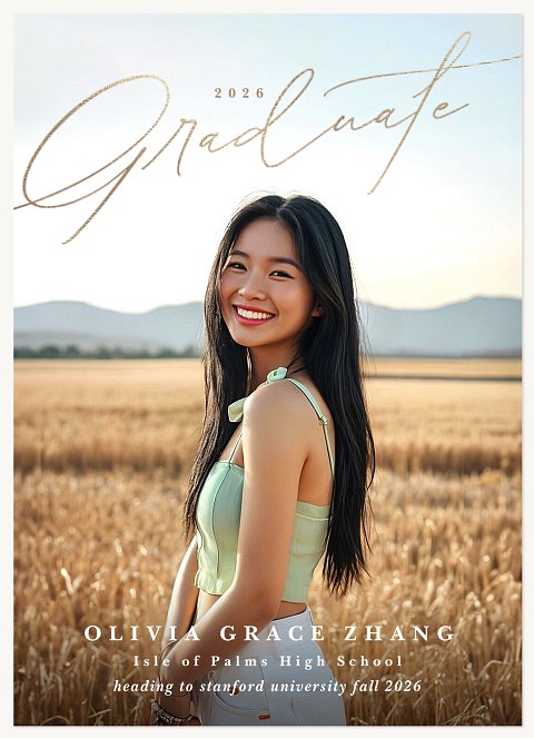 Swept Graduation Cards